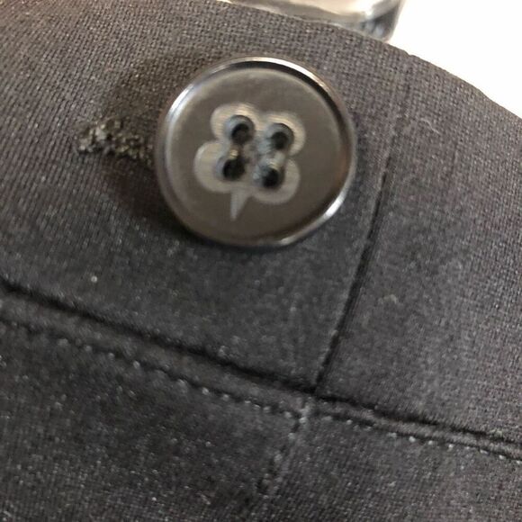 Betabrand Size XLL Long Black Cuffed Pants - Picture 3 of 7